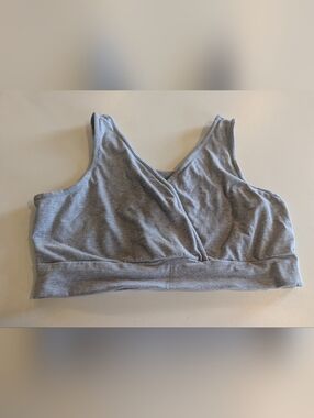 Kindred Bravely Heather Gray Wireless Sleep Large Busty Grande Nursing